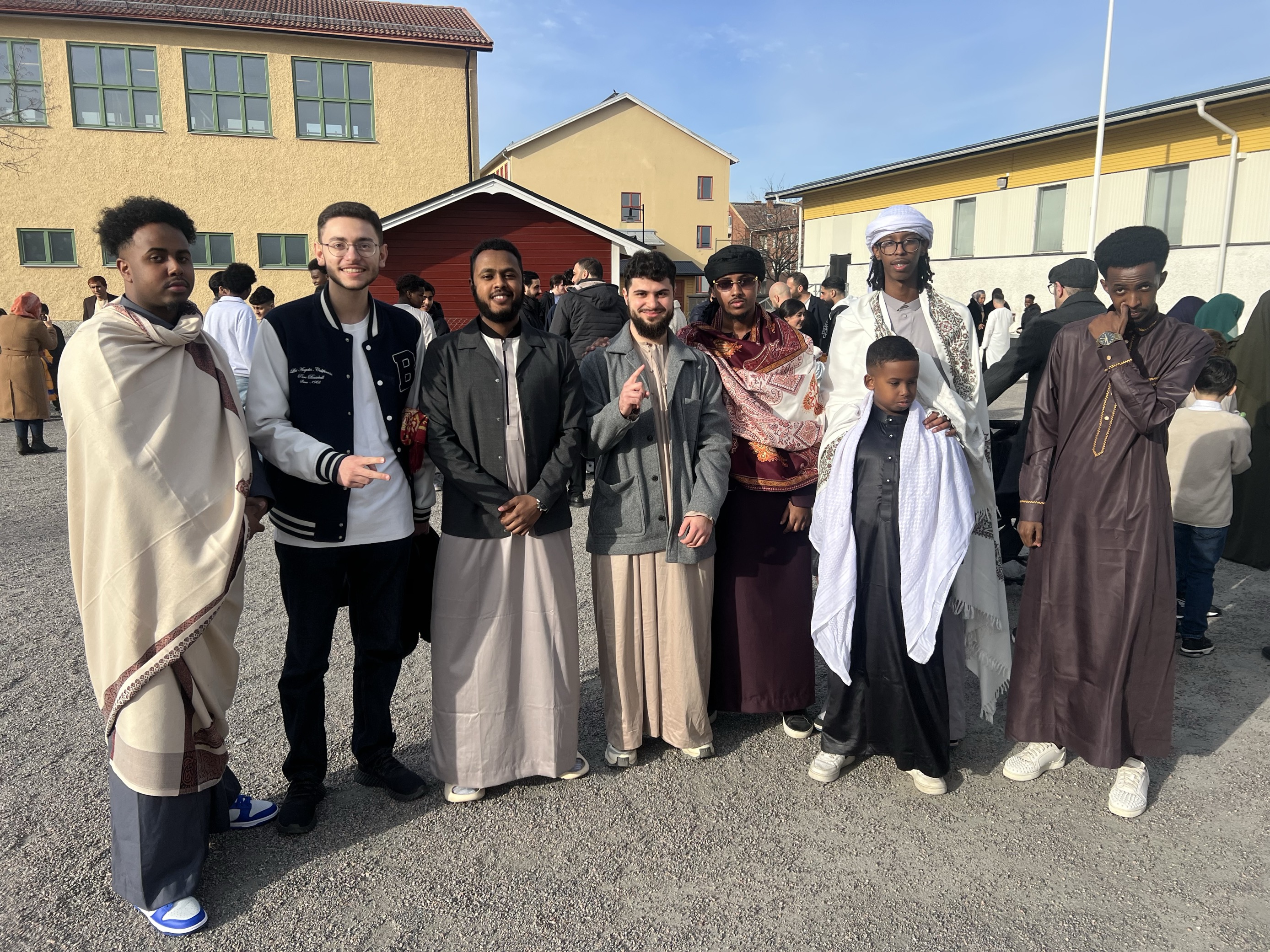 Ungdomar på Eid